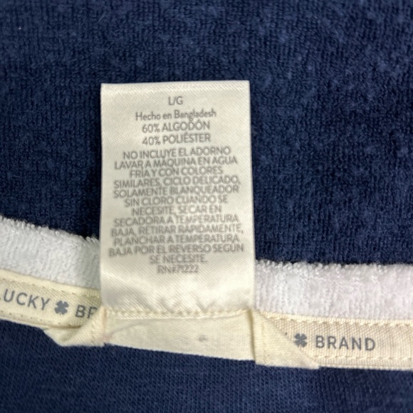 Lucky Brand Shirt 2 Piece Women’s Large Activewear T Shirt Top Lounge Casual - Picture 3 of 14